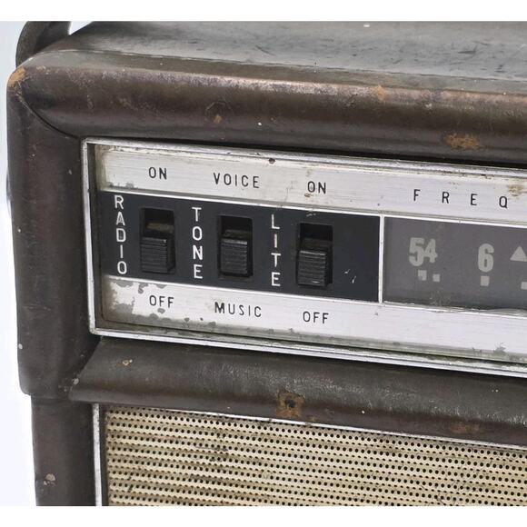 Vintage 50's Arvin 9 Portable Transistor Radio Model 63R58 AM Band Tested Works - Picture 4 of 13